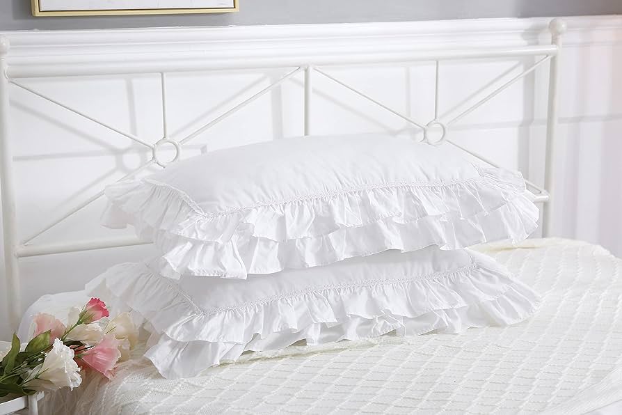 新品未使用フリル付きピローシャム2点 楽天市場】ギャザー切り替えフレアプルオーバー レディース