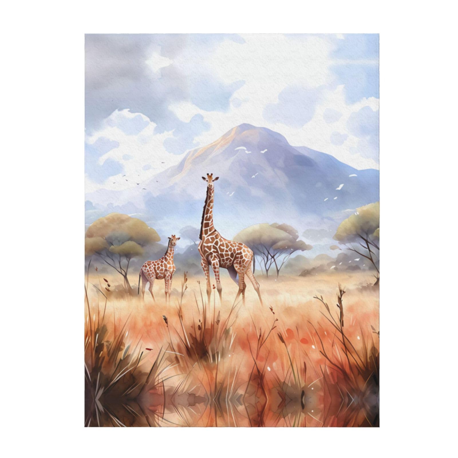 Couverture girafe pour canapé : l'accessoire cocooning de vos soirées