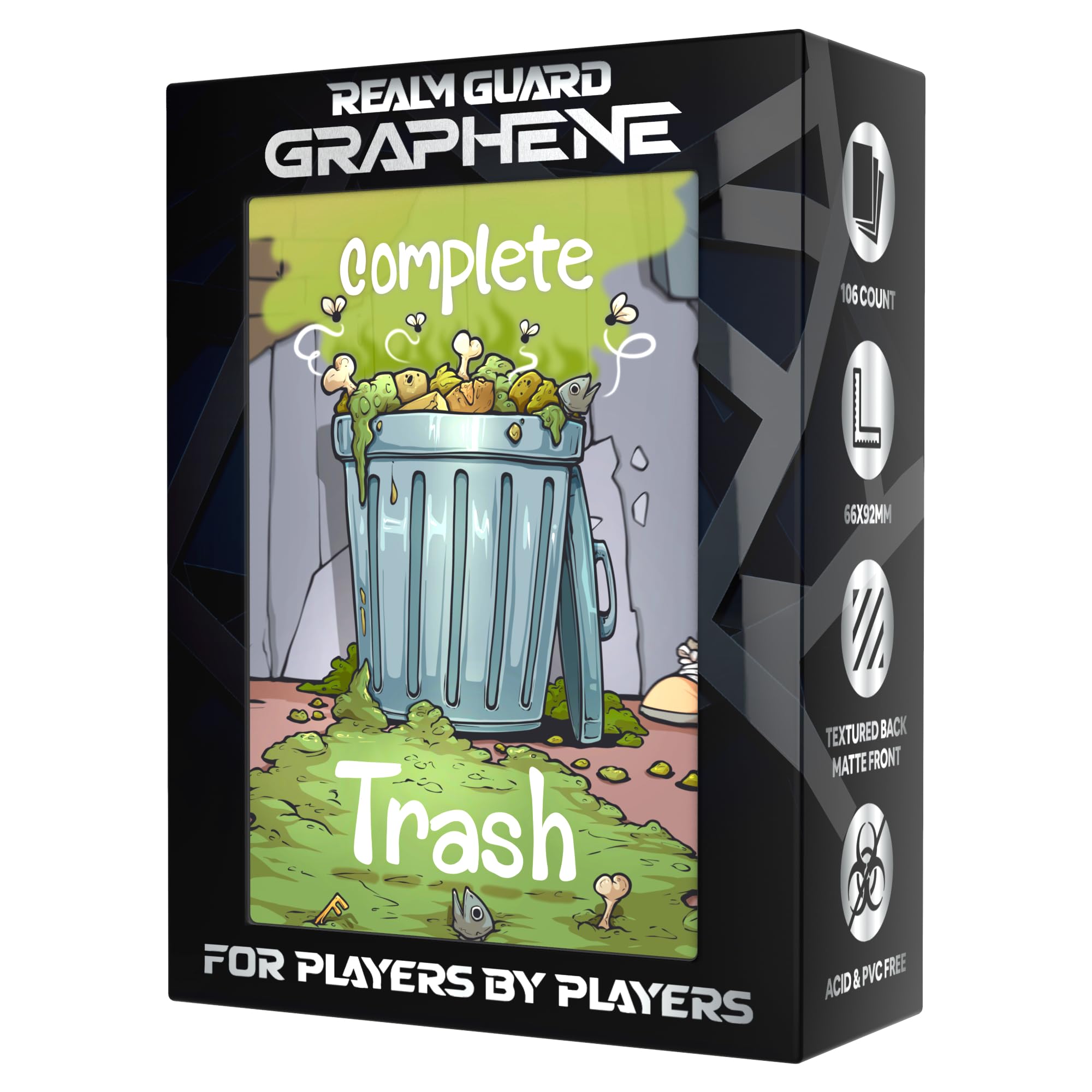 Amazon.com: Realm Guard Graphene -100ct Textured Matte TCG/MTG Art