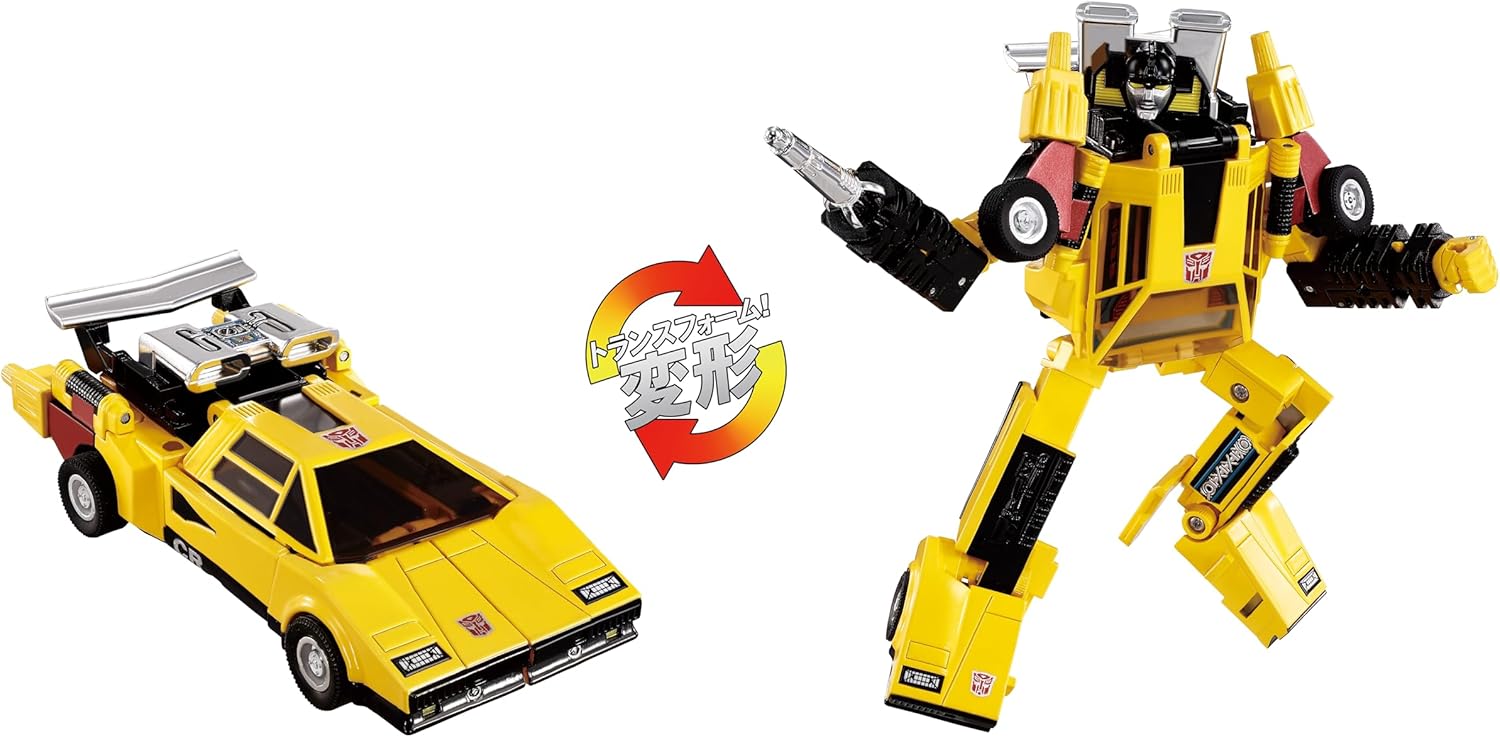 Transformers Takara Tomy Missing Link C-05 Sunstreaker Adult Collectible Action Figure, 15+