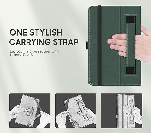 Miniatura 7 de MoKo Funda para tableta H D de 8 pulgadas (12 generación10 generación, versión 20222020), funda de pedestal plegable delgada con encendido y apagado