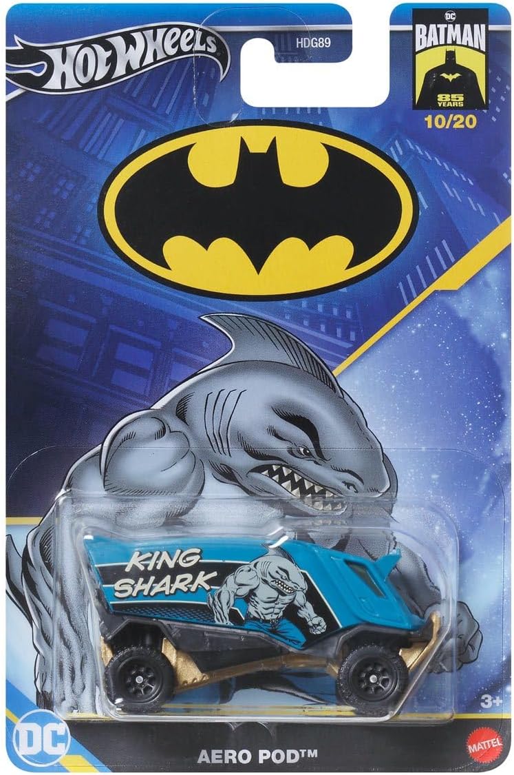 Hot Wheels Batman Die-Cast Car Bundle, 5-Pack, HDG89-956K image 3
