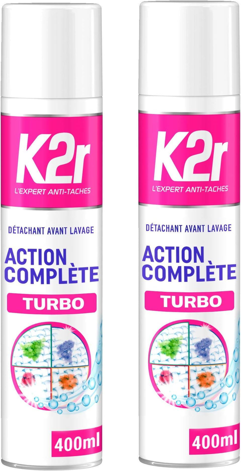 Stain Remover Avant-lavage Aerosol 400 ml – Pack of 2