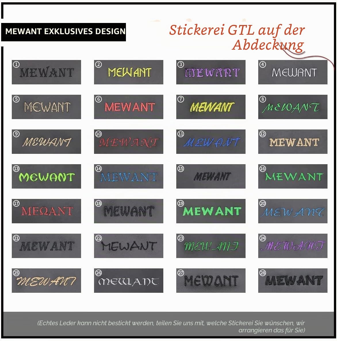 MEWANT Passgenauer Lenkradbezug zum Nähen für BMW M3 | E46 E39 330i 540i 525i 530i 330 Ci M3 2001-2003 Custom Design Atmungsaktiv Für Beheizte Lenkräder Langlebig