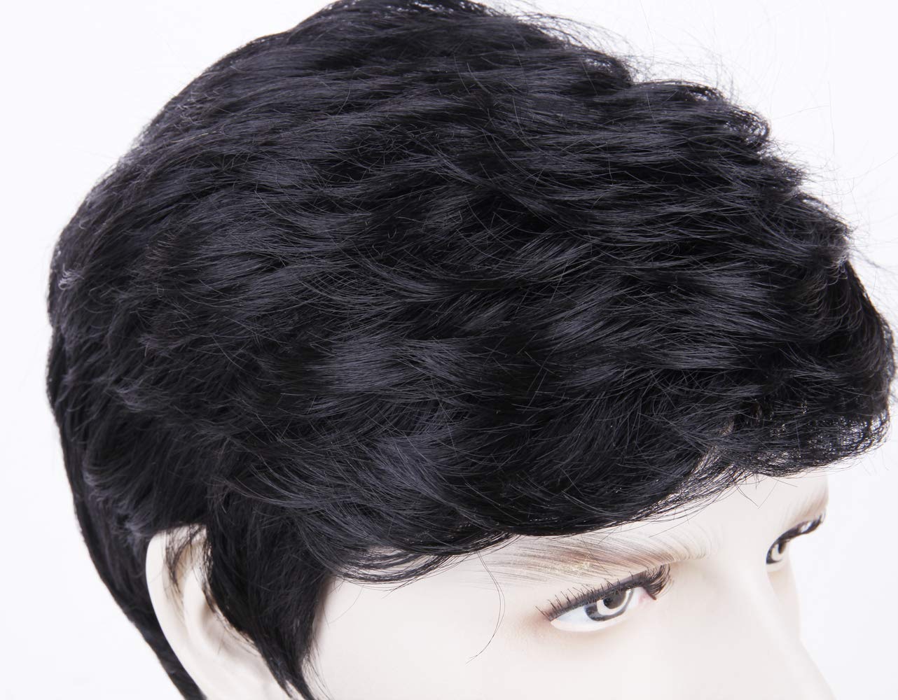 7CATS Natural and Realistic Full Wig for Medium-Elderly Business Men’s Stretch Mesh Human Hair (Dark Brown, Pack of 1)-image-34