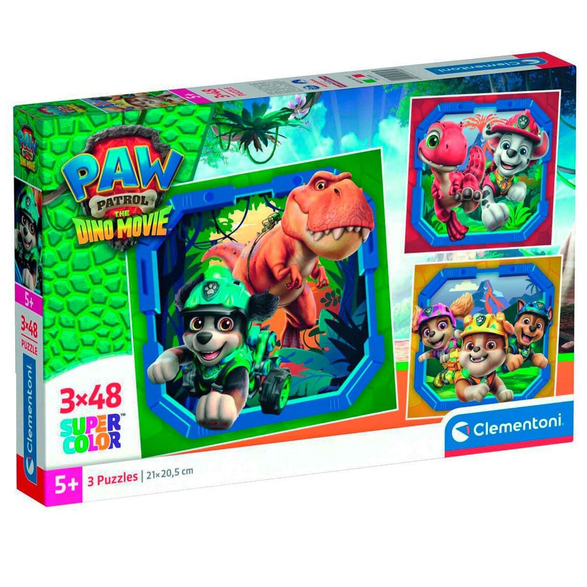 CLEMENTONI - PZL 3X48 SQUARE PAW PATROL DINO MOVIE 2026-25326