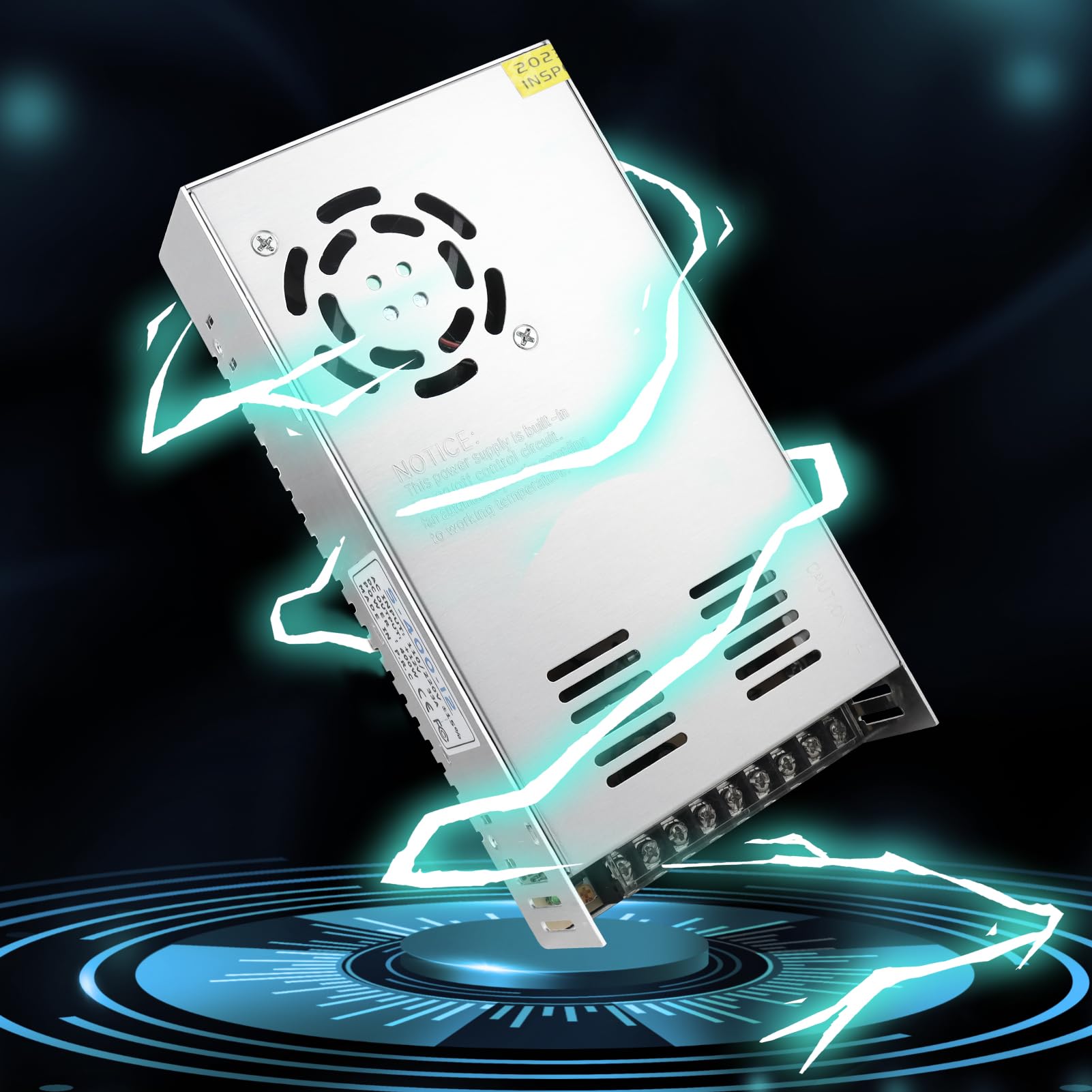 LightingWill 12V 33A 400W DC Universal Regulated Switching Power Supply, Converter AC 240V to DC 12V LED Power Adapter Transformer Driver, LED Strip light,Radio, Computer Project — image 1