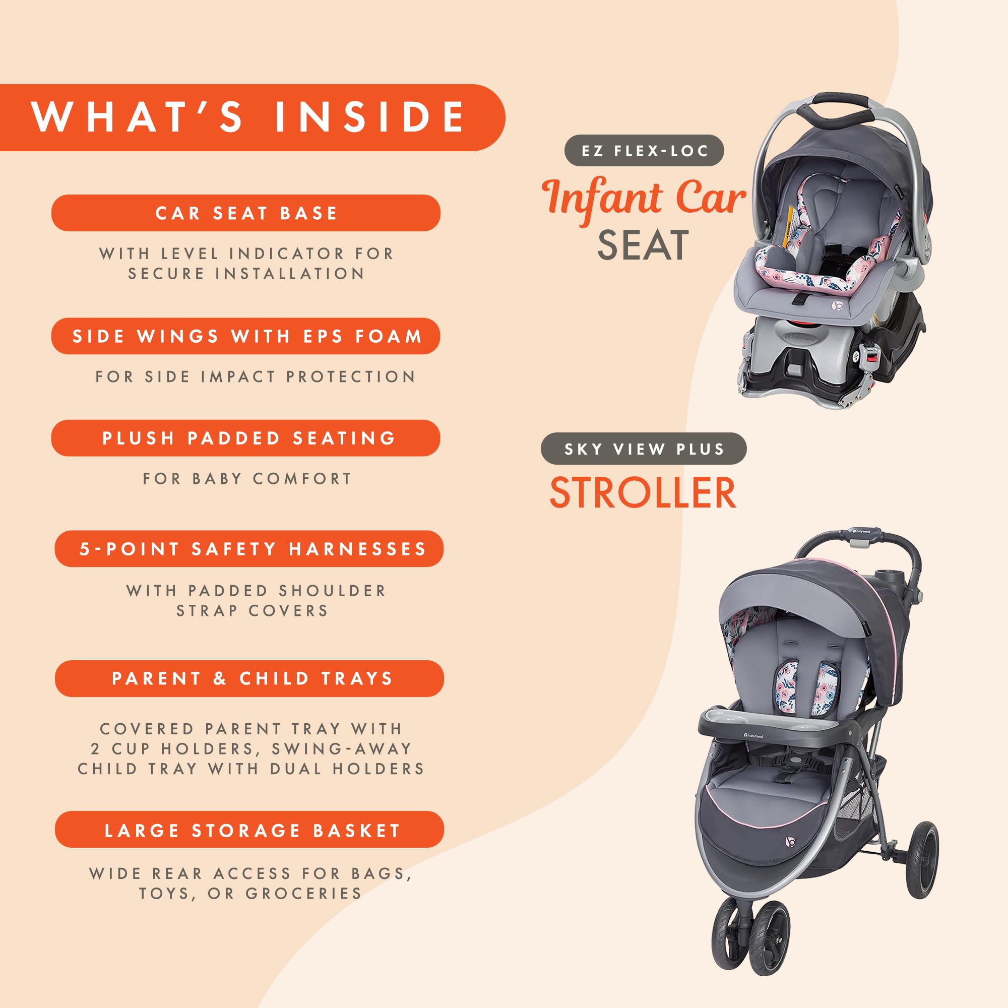 smart steps by baby trend 3-in-1 Smart Steps Bounce N Play 3-in-1 Activity Center, Harmony Pink