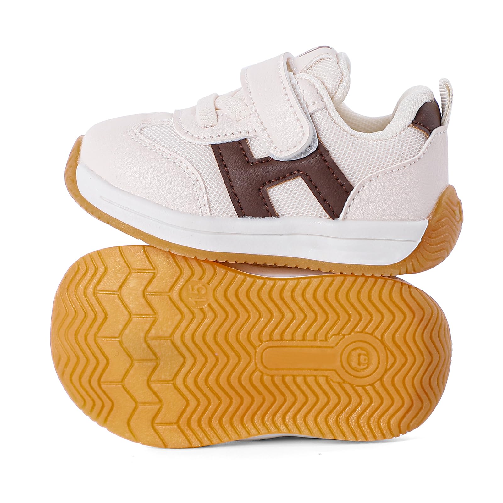 1-3 Année Baskets Bébé Fille Garçon Chaussures Premiers Pas Bebe Respirant et Antidérapant