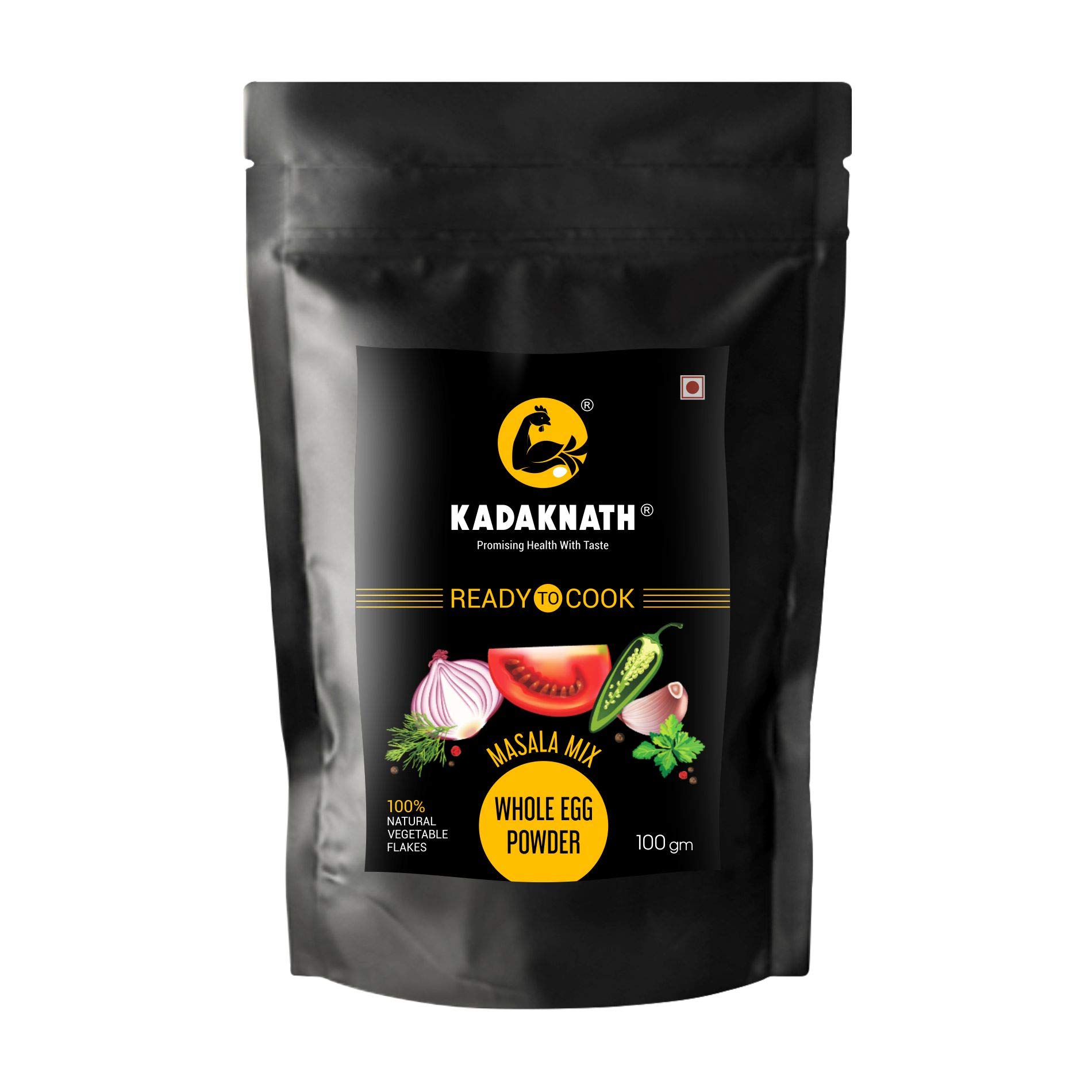 Kadaknath Agro World Organic Eggs Ready To Cook Masala Omelet Powder 100Gm