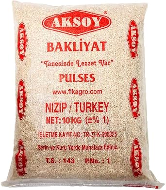Aksoy Wholefoods Pearl Barley 10KG | Perfect for Soups, Salads, Pilafs & Stews | Non-GMO, High in Fiber & Protein, Ideal for Plant-Based & Mediterranean Dishes