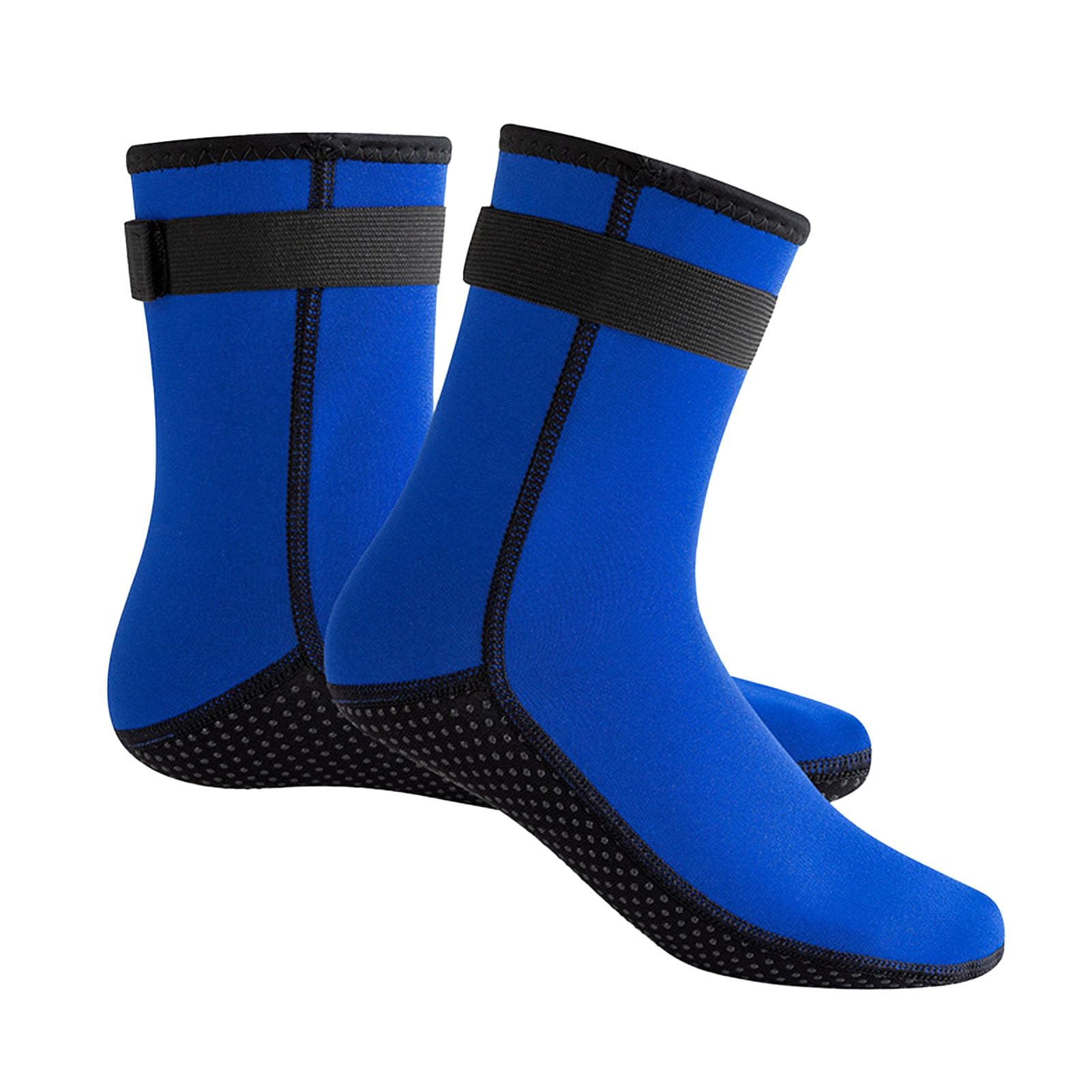 3mm Neoprene Diving Socks, Anti Slip, Long Tube, Thermal Water Socks for Diving, Swimming (M)
