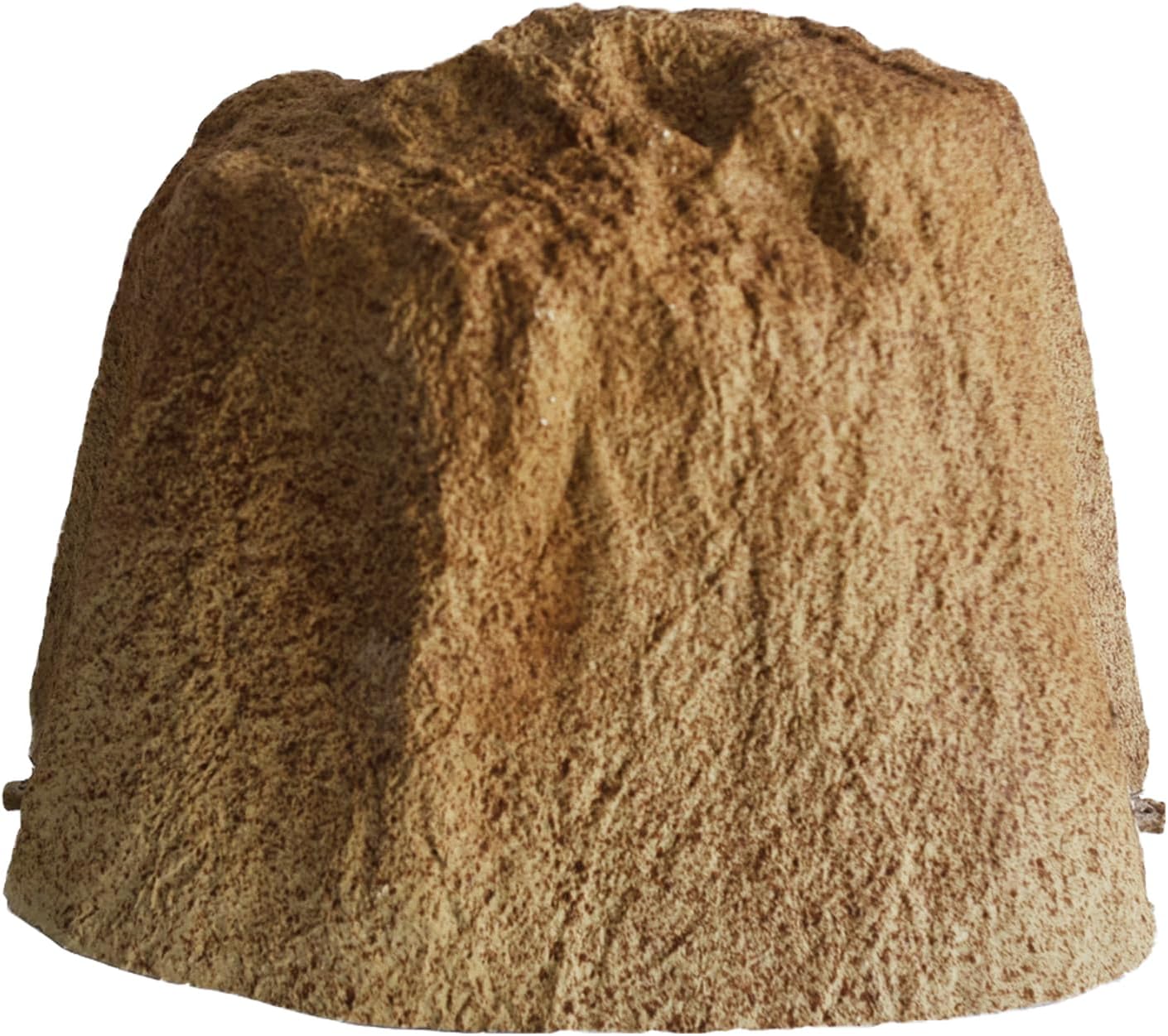 Faux Rock Cover for Landscaping, Fiberglass Fake Stone Decorative Well Pump Cover, 13.6"x12.4"x18.6", Outdoor Rock Covers for Gas Meter, Brown L18.6"x W12.7"x H13.6" Brown