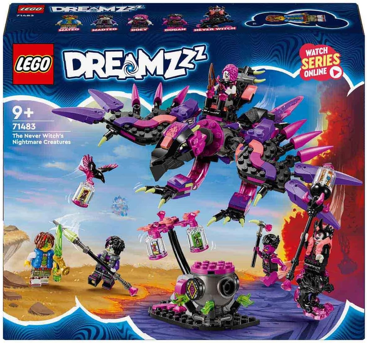 LEGO 71483 DREAMZzz Die Albtraumkreaturen der Nimmerhexe,