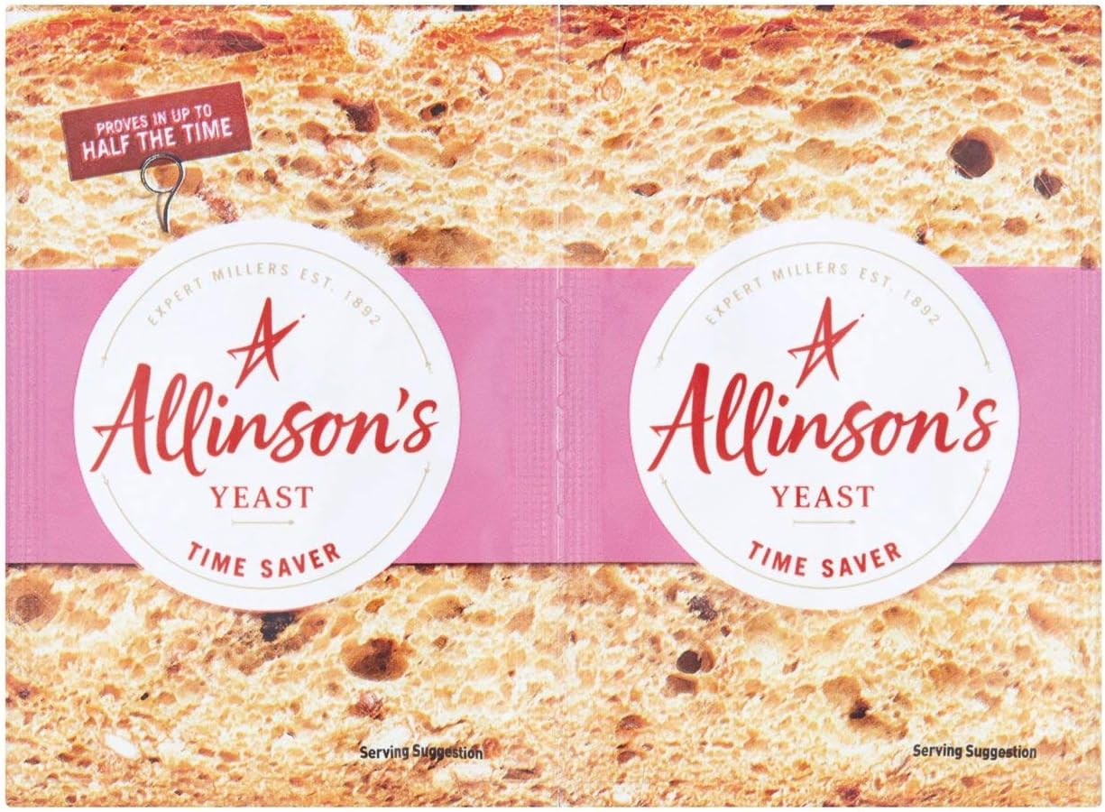Allinson's Yeast Time Saver Instant for Bread Making Comes in Sachet 4 x 11g