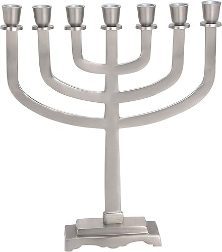 Need Judaica Aluminio 7 ramas Menorah