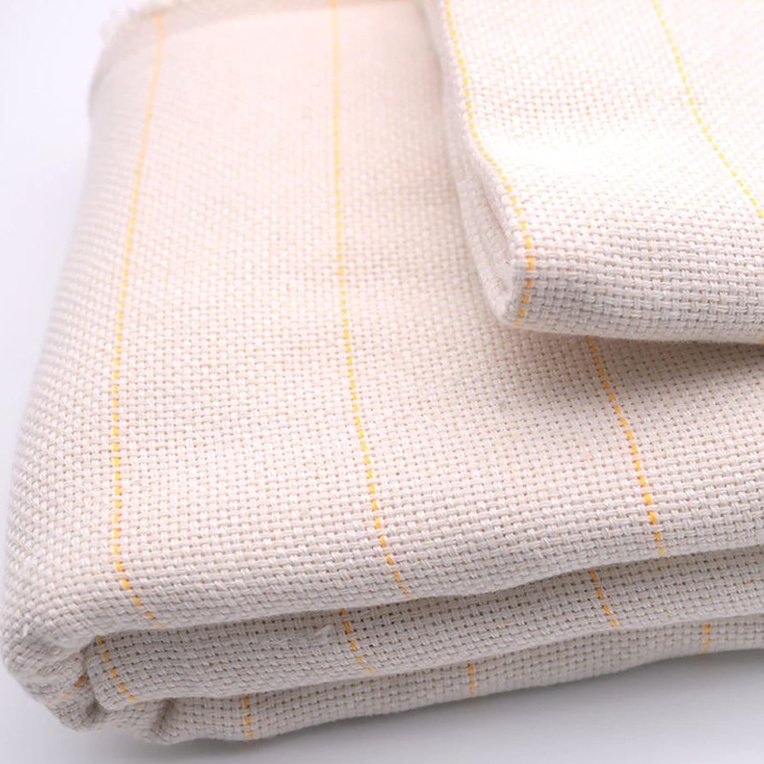 Tessuto in mussola non sbiancata per pistole da tufting con linea guida, resistente e versatile per progetti artigianali, 1 m x 5 m