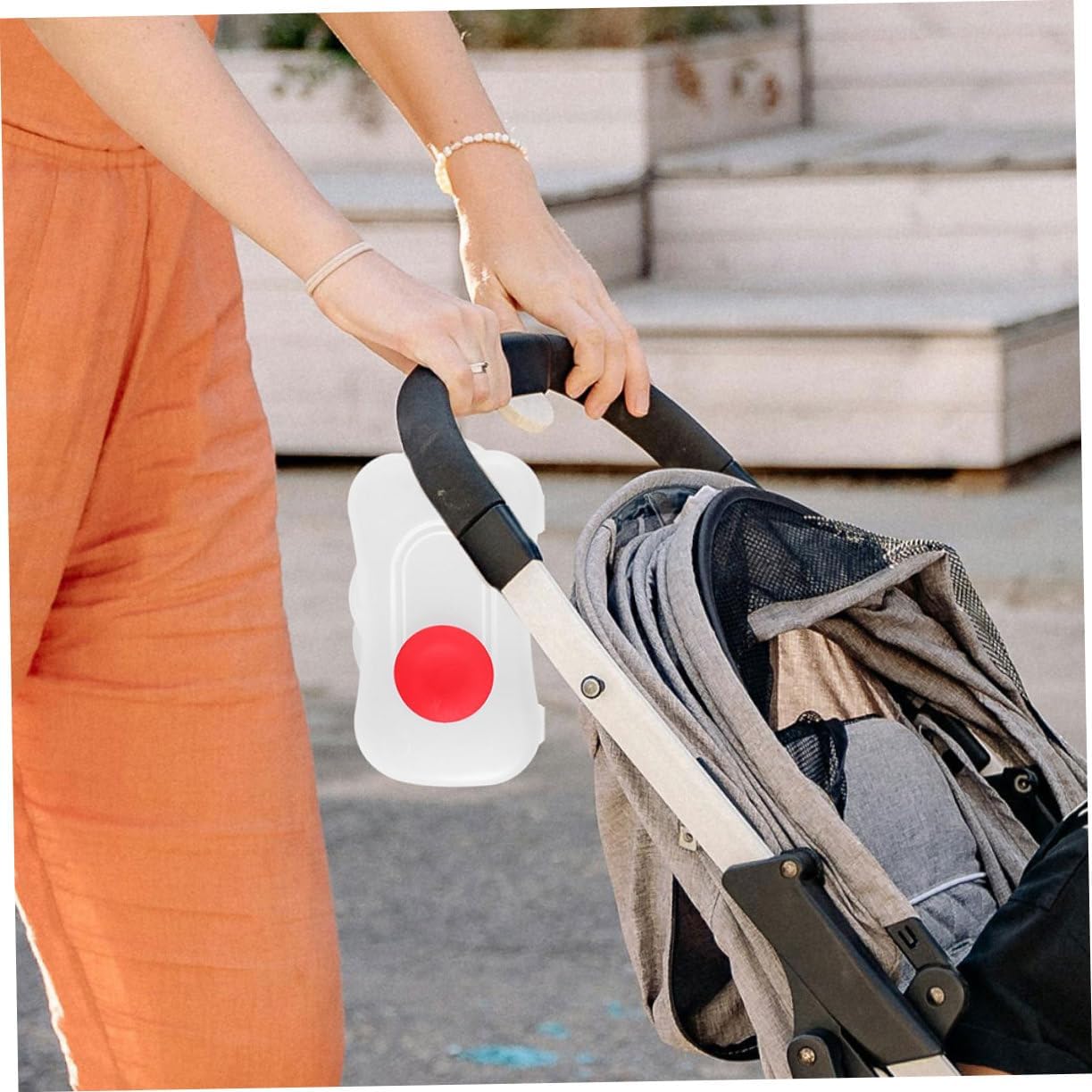 2Pcs Portable Wipes Dispenser with Silicone Straps Tissue Box Holder for Wipes Convenient and Lightweight Wipe Storage for Travel and Diaper Bags