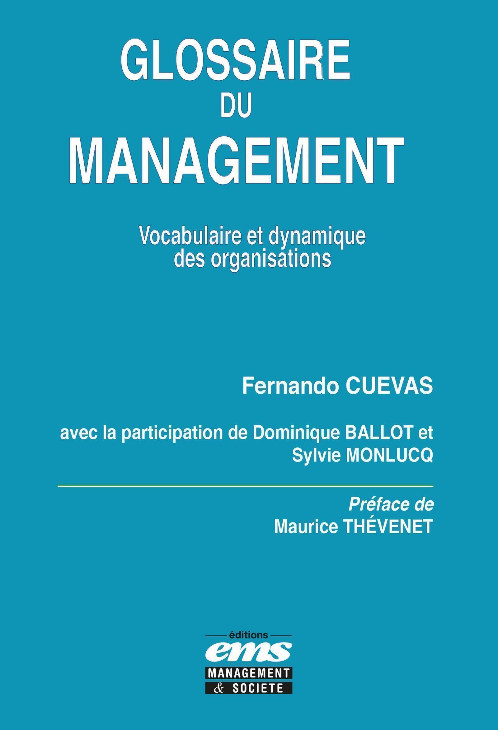 Glossaire du management: Préface de Maurice Thévenet