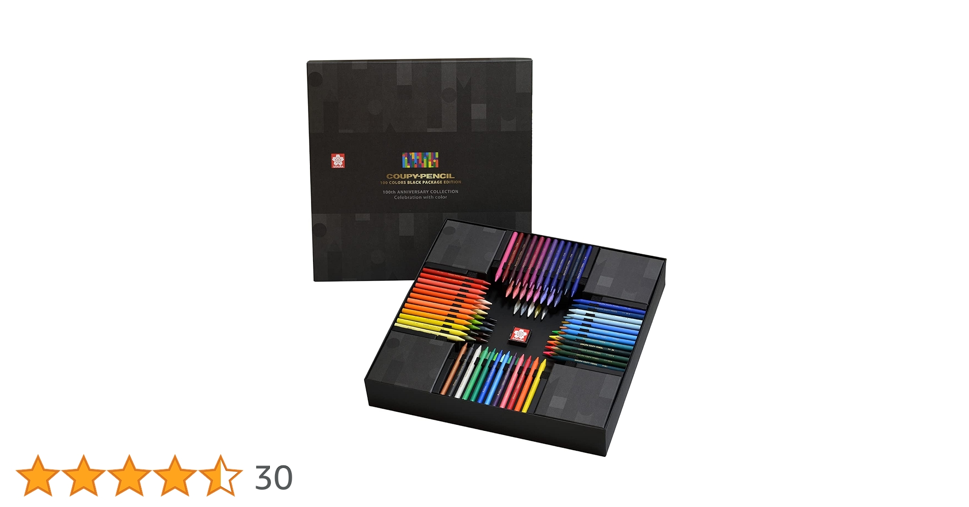 Coupy-Pencil 100色 ブラックパッケージエディション クーピーペンシル100色 ブラックパッケージエディション