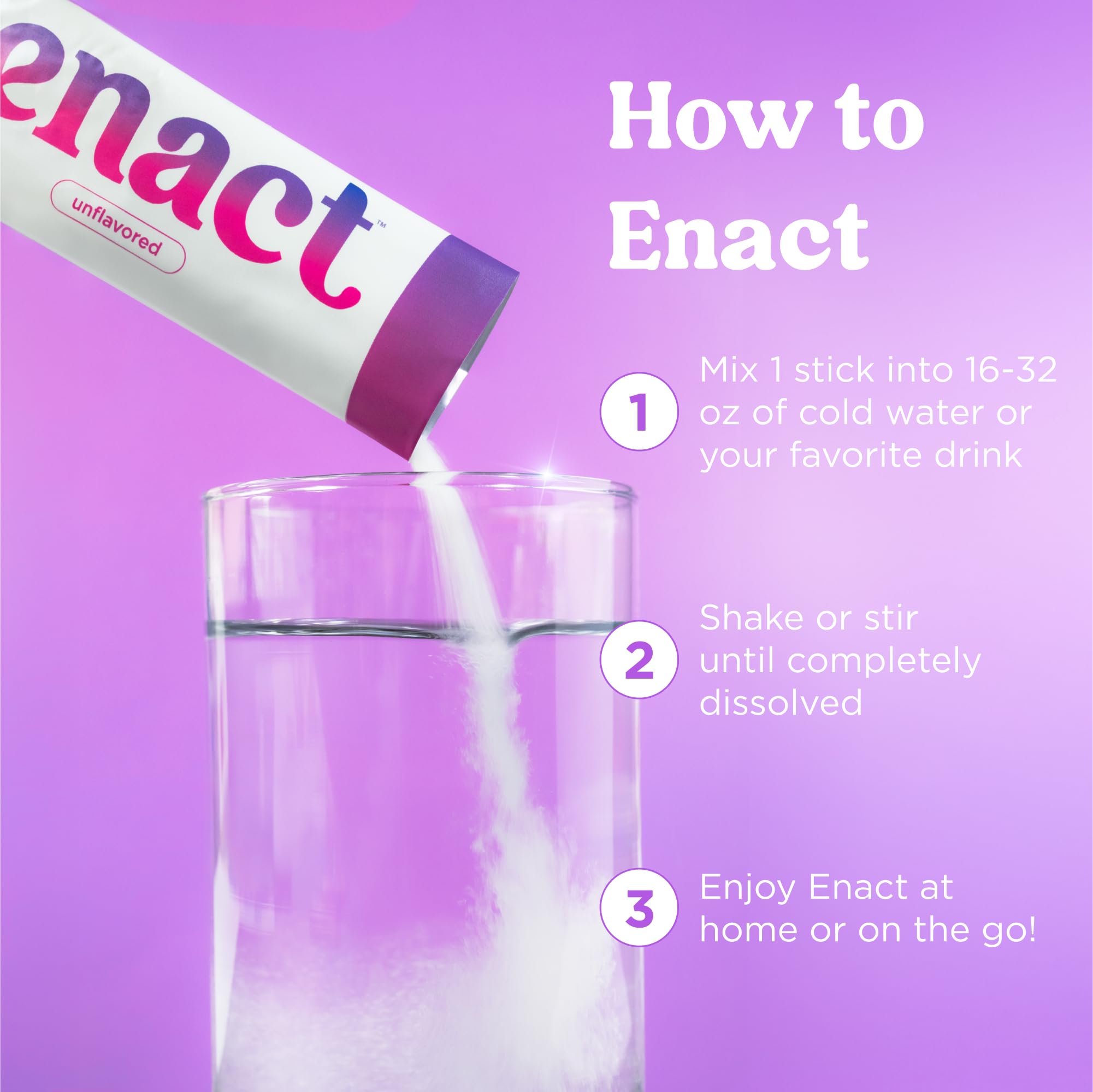 Enact Electrolyte Powder for POTS, Unflavored, High Sodium, 12 Count — Amazon image 7