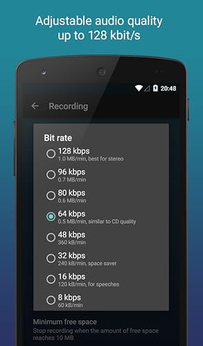 Hi-Q Audio Recorder (Pro) – vue 3
