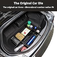 Vista 3 de Divisor de caja de almacenamiento de carga para maletero de automóvil para Mazda MX-5 ND 2015-2023 Divisores de maletero ABS Negro Divisores