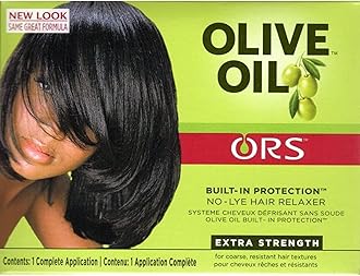 Honeycomb ORS Olive Oil Built-In Protection Full Application No-Lye Hair Relaxer -Extra Strength