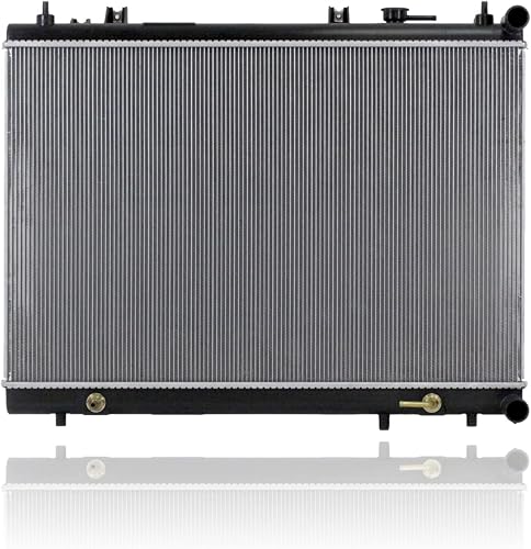 Pacific Best Inc. Compatible/Reemplazo para 13348 13-19 Nissan Pathfinder JX35 3.5L V6 - Depósito de plástico, núcleo de aluminio, 1 fila