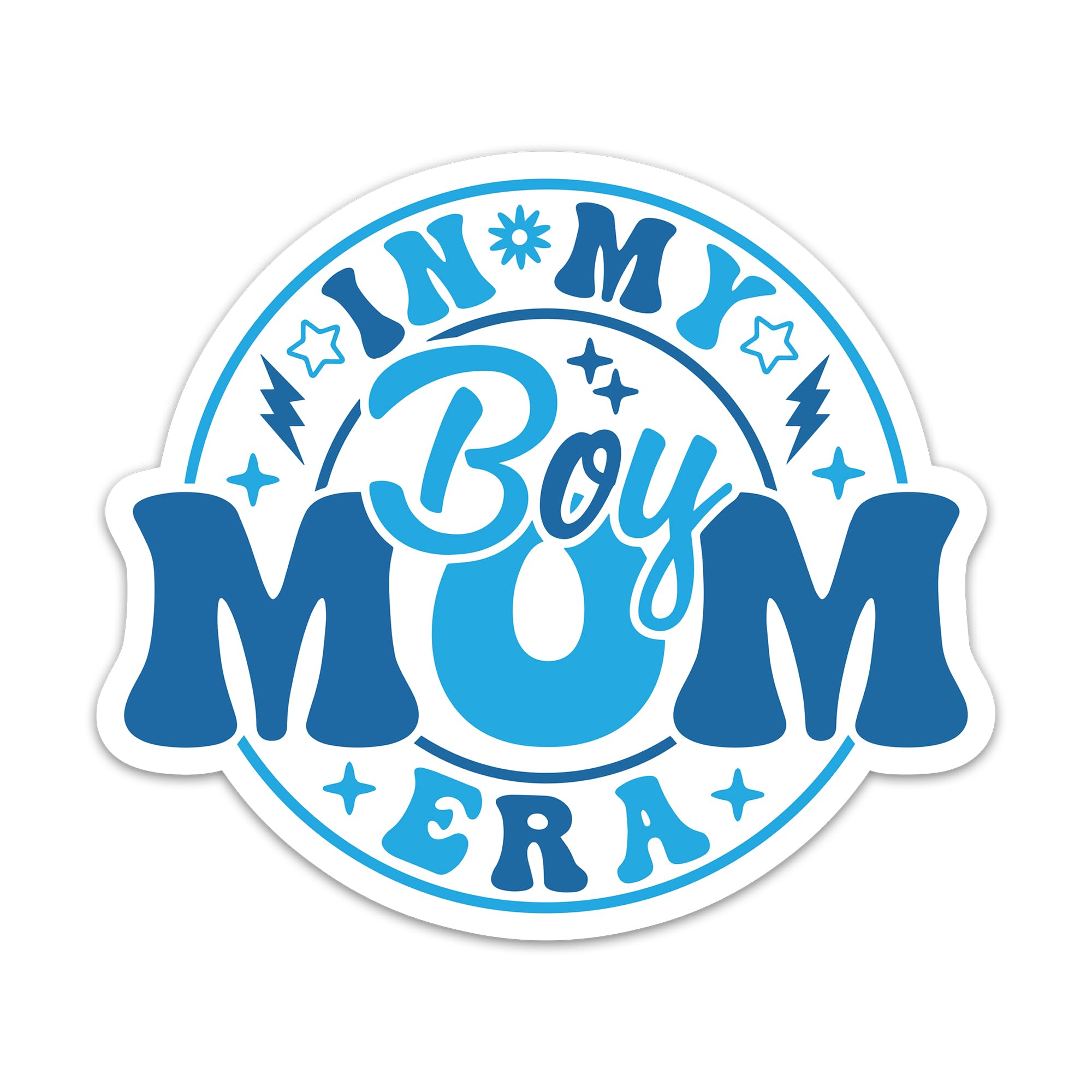 (3PCs) in My Boy Mom Era Sticker, Boy Mom Life Stickers for Mom, Proud Boy Mom Waterproof Vinyl Stickers for Water Bottle Laptop Phone Case Kindle