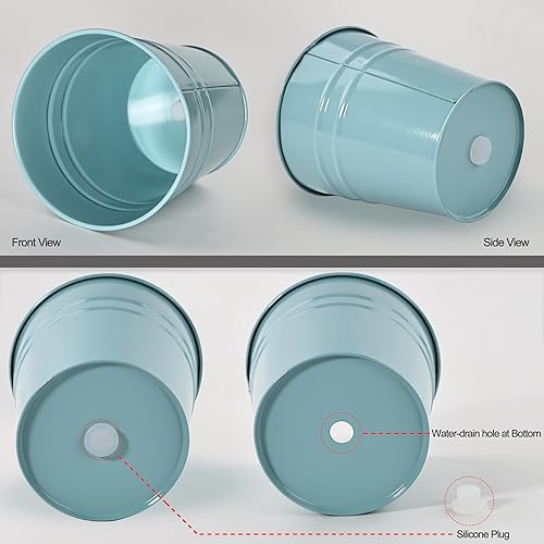 Miniatura 3 de Vasos para escritorio, soporte de metal para lápices, soporte de almacenamiento para rotuladores, organizador de artículos de escritorio de