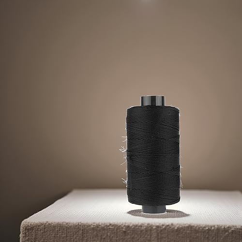 Miniatura 4 de Cuerda de cuerda de nylon trenzado negro para jardinería marcado proyectos de bricolaje artesanía mampostería