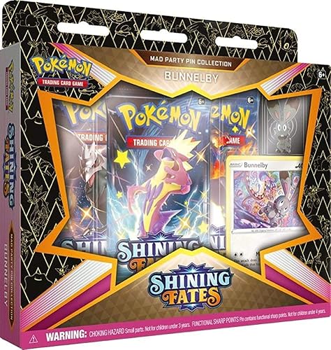Cartas coleccionables Pokemon Shining Fates Destinos Brillantes de 45 pulgadas colección Bunnelby