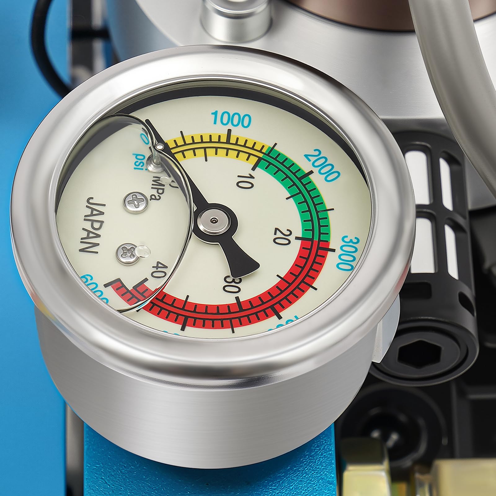 Sprężarka wysokociśnieniowa 30 MPA, 1800 W, elektryczna sprężarka powietrza z 2-stopniową kompresją, kompresor sprężonego powietrza do PCP i butelek z sprężonym powietrzem, 100 l/min, chłodzenie wodą