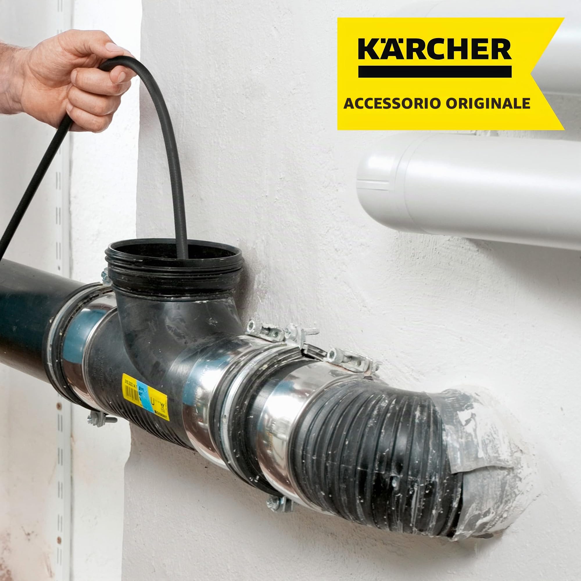 Kärcher Accessorio Per Idropulitrice - Dispositivo Sturatubi 7,5 mt per modelli dalla classe K 4