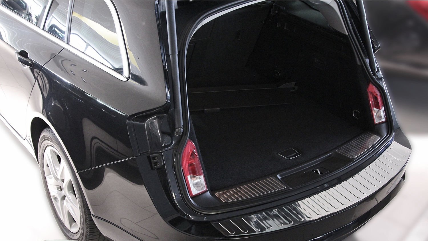 Protezione paraurti posteriore per INSIGNIA A SPORTS TOURER 2008 – 2017, in acciaio inox cromato, protezione per bordo di carico