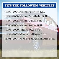 Vista 6 de Mass Air Flow Sensor - MAF Compatible with 99-04 Nissan Frontier; 98-00 Pathfinder; 98-00 Infiniti QX4; 99-02 Mercury Villager & More 3.8L - Replace