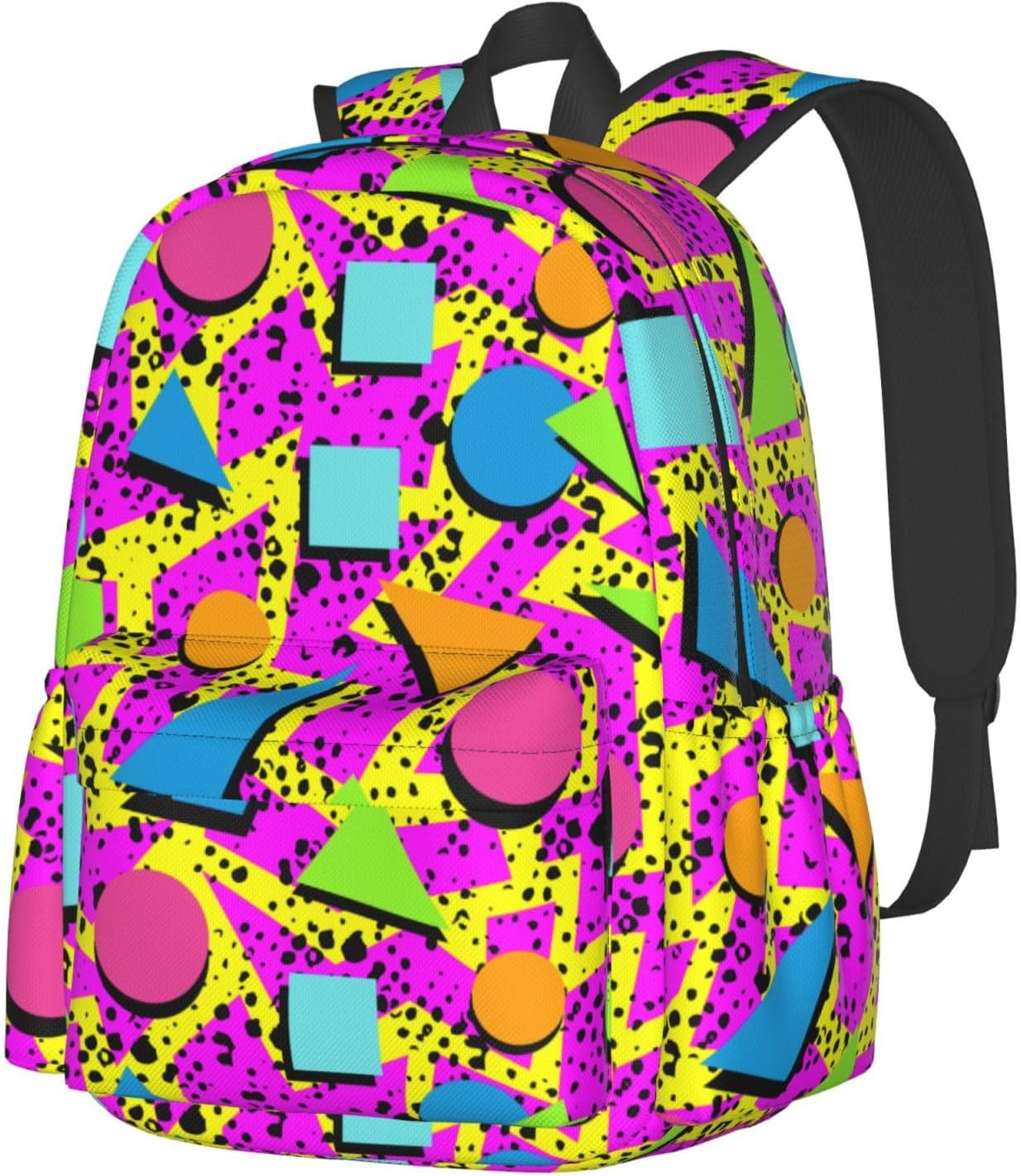 Retro 80s 90s Backpack Laptop Backpacks Multipurpose Daypack For Men Women Travel Hiking