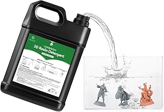 RESIONE 3D Resin Detergent 3.6KG, Safe Non-Flammable Cleaner for 3D Printed Parts – Effective Resin Remover Without White Residue, Gentle Formula for Home Use, Long-Lasting and Cost-Effective