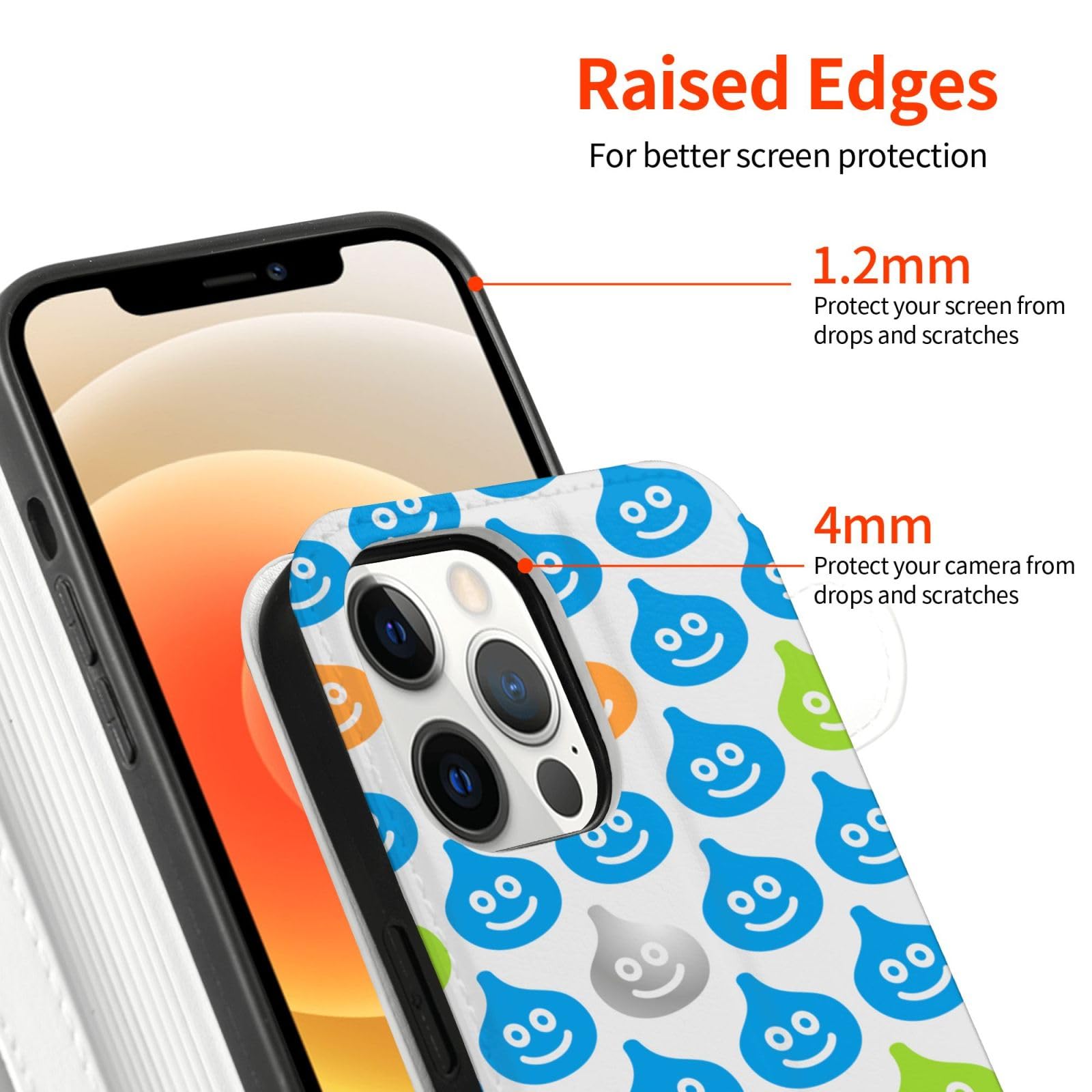 Amazon.co.jp: Iphone 12 ケース手帳型 スライム ドラクエ Iphone 12