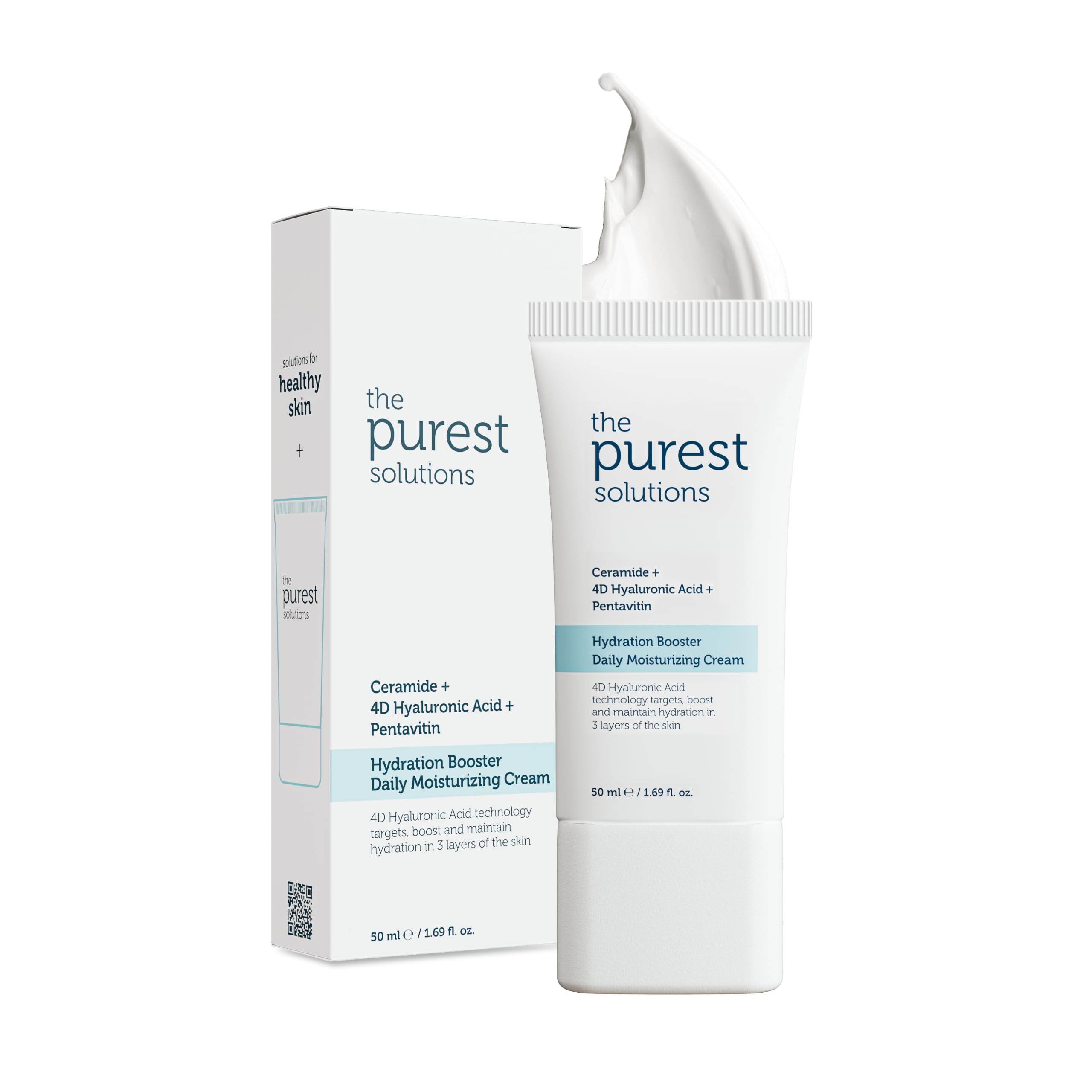 The Purest Solutions, 24 Saat Etkili Günlük Yoğun Nemlendirici Cilt Bakım Kremi 50 ml