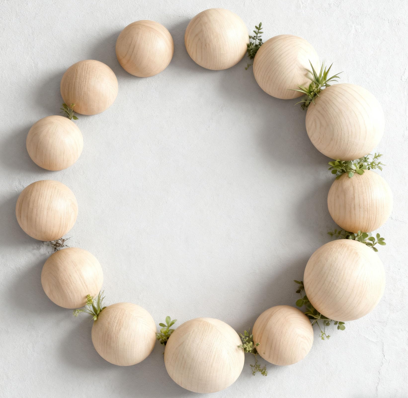 Non Finita Naturale Palle di Legno semicircolare di Pino, Mezze Sfere di Legno, Sfera in Legno Massiccio per Artigianato, per Decorazioni e Giocattoli Fai da Te(Size:18cm（1pcs）)