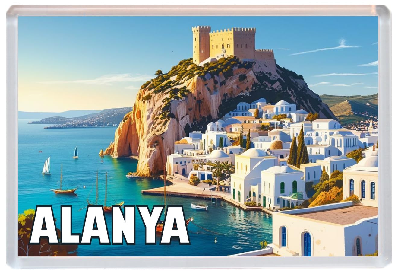 Alanya - Turkey - Jumbo Fridge Magnet 96 x 67mm BBSFHM869