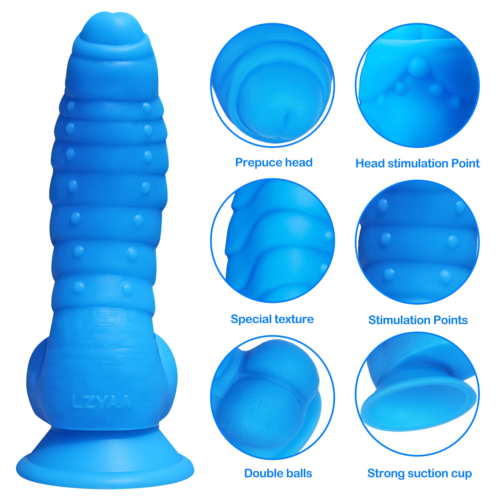 dragon ball sex toys Amazon.com: LZYAA Realistic Dildo, Liquid Silicone Material No Any Smell Adult  Sex Toys Penis, Strong Suction Cup for Hand-Free 2 Balls G-Spot Vaginal  Discreet Package(Blue) : Health & Household