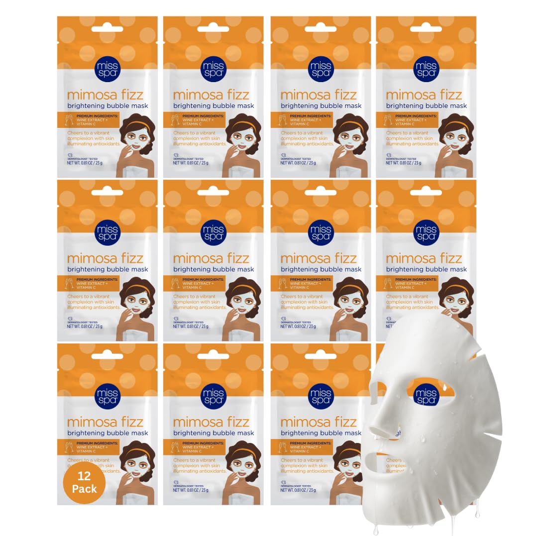 Amazon.com : MISS SPA Mimosa Fizz Premium Bubbling Mask, Korean