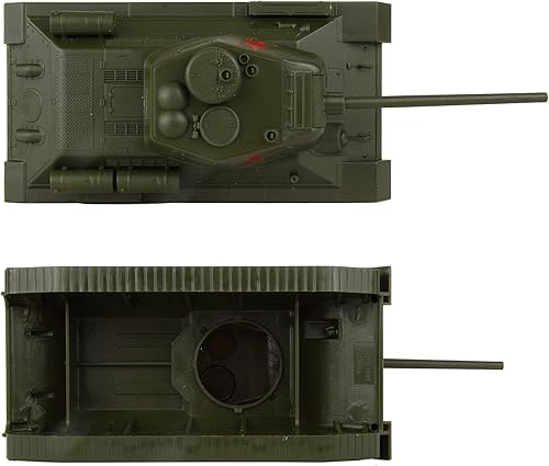 Miniatura 5 de BMC CTS WW2 Tanque soviético T-34 - Verde oliva 140 Vehículo del ejército de plástico T34 ruso