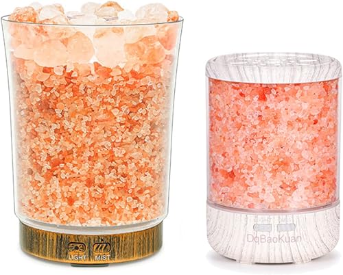 Difusor de aceite esencial de lámpara de sal del Himalaya, 2
