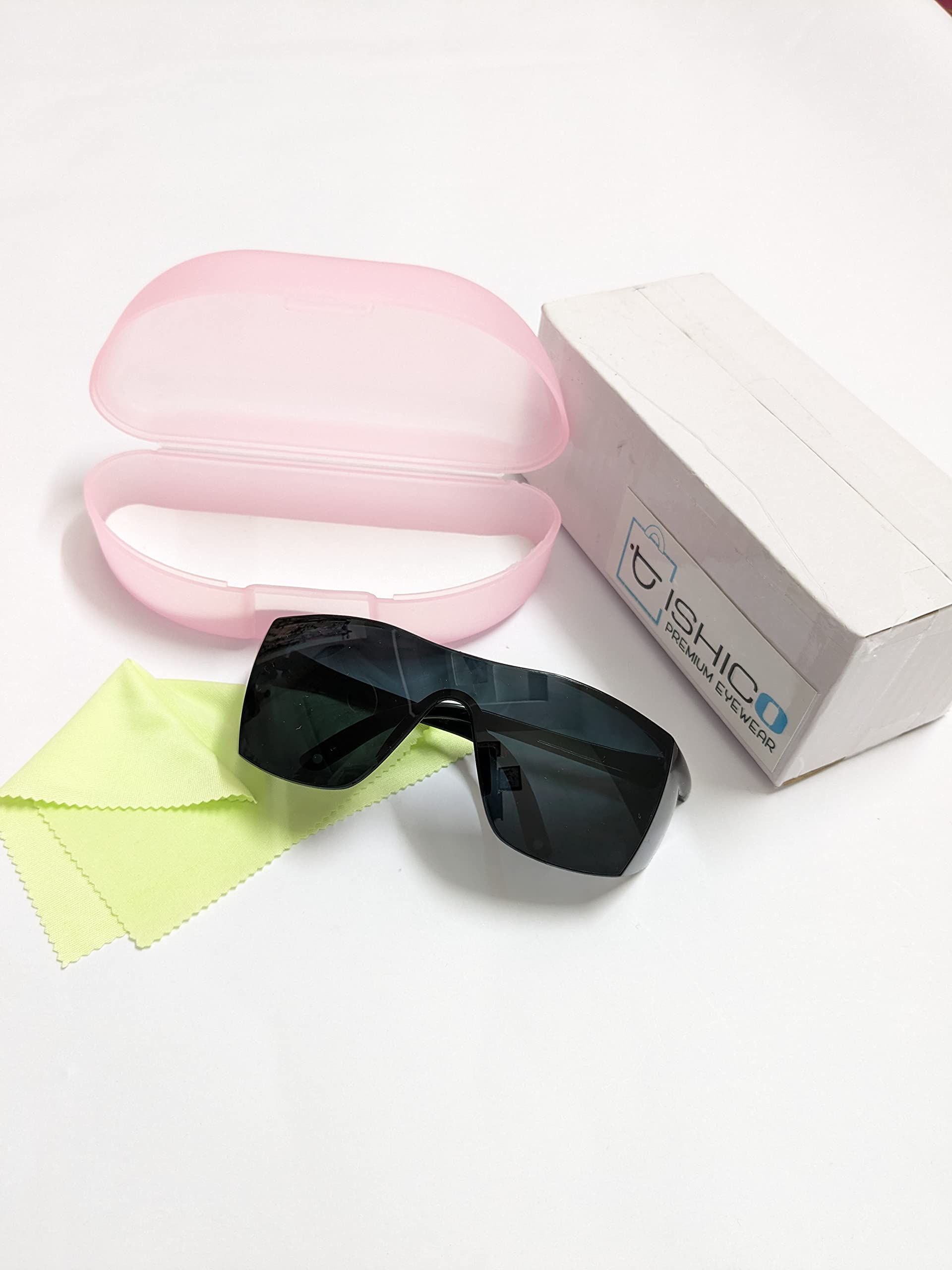 ISHICO IGuard Quality Eye Protection Black Goggle with Pink Hard Case Best used after Cataract and Eye Post Surgery (B0BQWF3V5S) Amazon Price History, Amazon Price Tracker