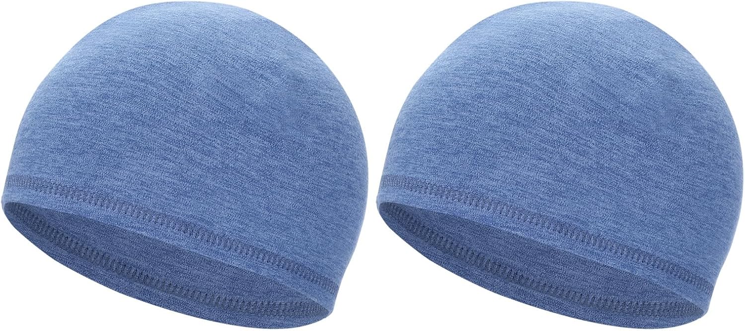 PATIKIL Helmet Liner Skull Cap for Men, Sweat Wicking Hats Stretchy Thermal Under Helmets Caps