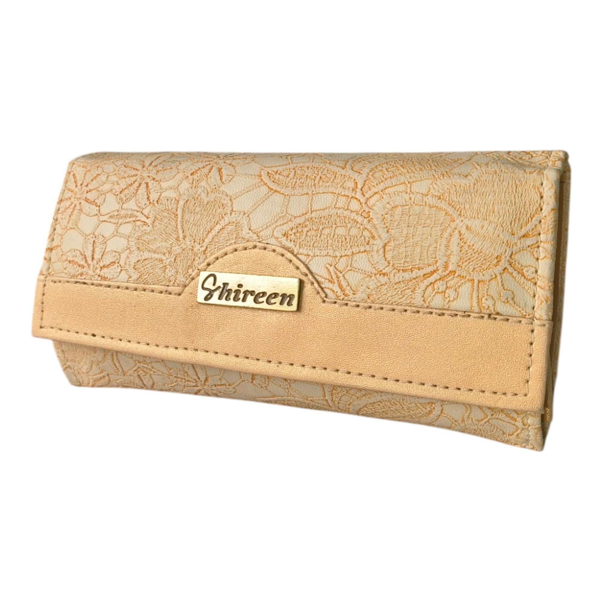 shireen Floral Hand Clutch For Women 6 Pockets | Ladies Purse Wallet Daily Use (Phone Holder)-picture-49